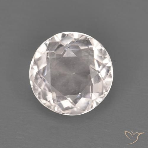 1.04 ct Pink Morganite Stone, Natural Morganite in Round Facet Shape for Sale