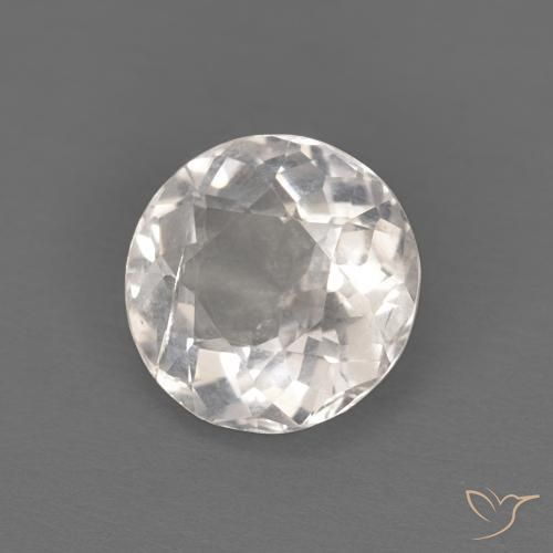 0.95 ct Pink Morganite Stone, Natural Morganite in Round Facet Shape for Sale