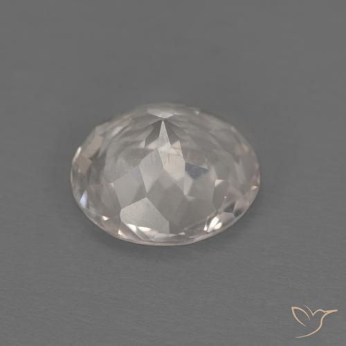 Morganite Gemstone in 6.5 mm (calibrated) Size for Sale, Morganite Stone in Very Light Pink Color