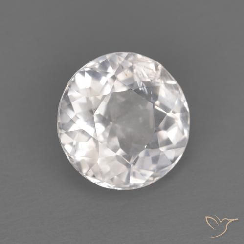 1.17 ct Pink Morganite Stone, Natural Morganite in Round Facet Shape for Sale