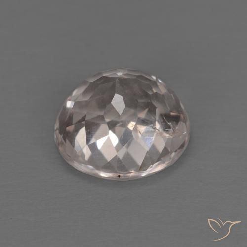 Morganite Gemstone in 7 mm (calibrated) Size for Sale, Morganite Stone in Medium Light-Pink Color