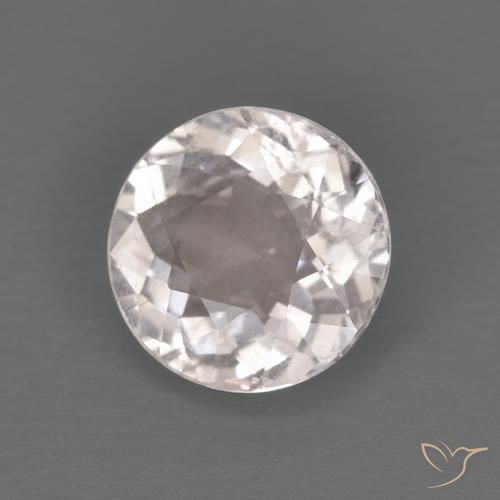 1.22 ct Pink Morganite Stone, Natural Morganite in Round Facet Shape for Sale