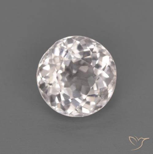 1.02 ct Pink Morganite Stone, Natural Morganite in Round Facet Shape for Sale