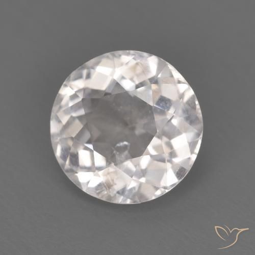 1.29 ct Pink Morganite Stone, Natural Morganite in Round Facet Shape for Sale