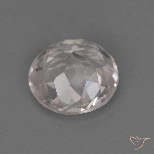 Morganite Gemstone in 7.5 mm (calibrated) Size for Sale, Morganite Stone in Very Light Pink Color