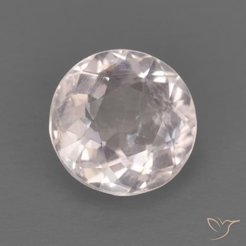 1.45 ct Pink Morganite Stone, Natural Morganite in Round Facet Shape for Sale