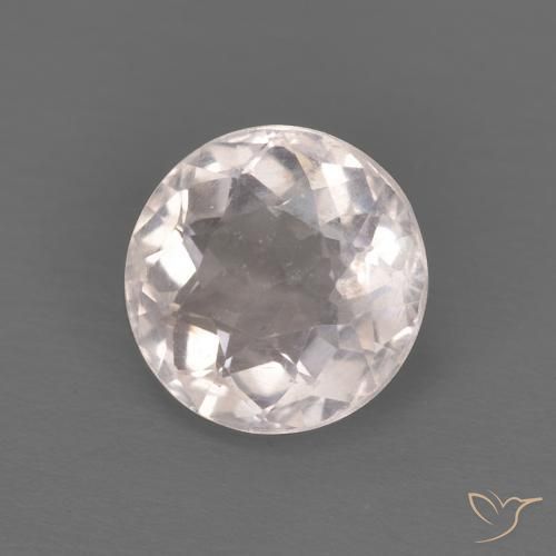 1.16 ct Pink Morganite Stone, Natural Morganite in Round Facet Shape for Sale