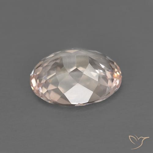 Morganite Gemstone in 10 x 8 mm (calibrated) Size for Sale, Morganite Stone in Medium Light-Pink Color