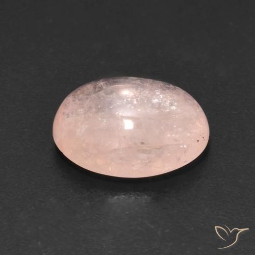 Morganite Gemstone in 11 x 9 mm (calibrated) Size for Sale, Morganite Stone in Medium Light-Pink Color