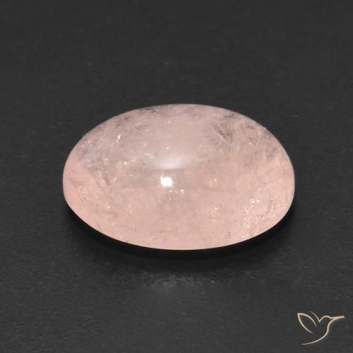Morganite Gemstone in 12.9 x 10 mm Size for Sale, Morganite Stone in Flamingo Pink Color