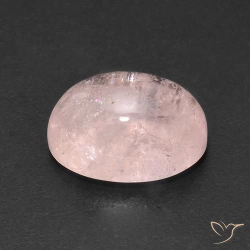 Morganite Gemstone in 11.9 x 9.2 mm Size for Sale, Morganite Stone in Flamingo Pink Color