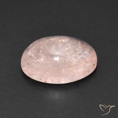 Morganite Gemstone in 12 x 9.1 mm Size for Sale, Morganite Stone in Flamingo Pink Color