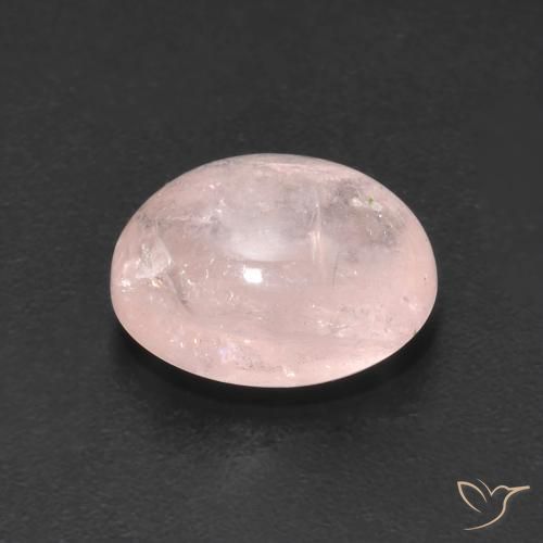 Morganite Gemstone in 10 x 8 mm (calibrated) Size for Sale, Morganite Stone in Medium Pink Color
