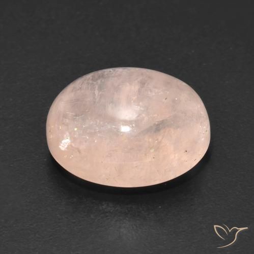 Morganite Gemstone in 11.9 x 10.8 mm Size for Sale, Morganite Stone in Salmon Pink Color