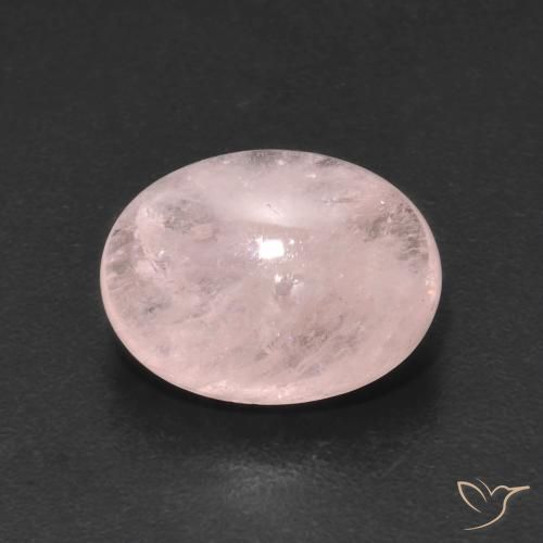 4.19ct Natural Medium Light-Pink Morganite, Oval, Translucent