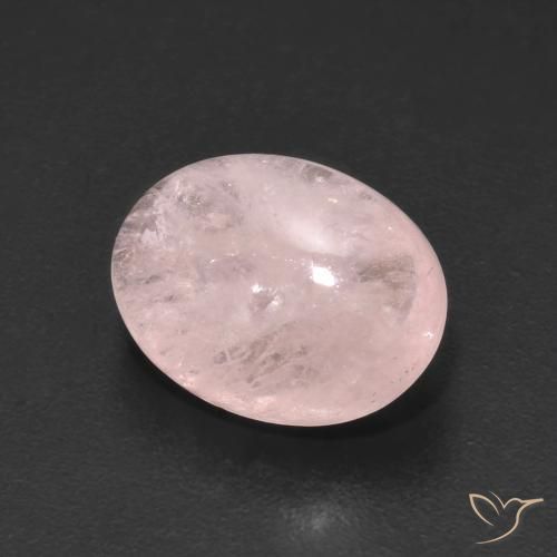 4.19 ct Pink Morganite Stone, Natural Morganite in Oval Cabochon Shape for Sale