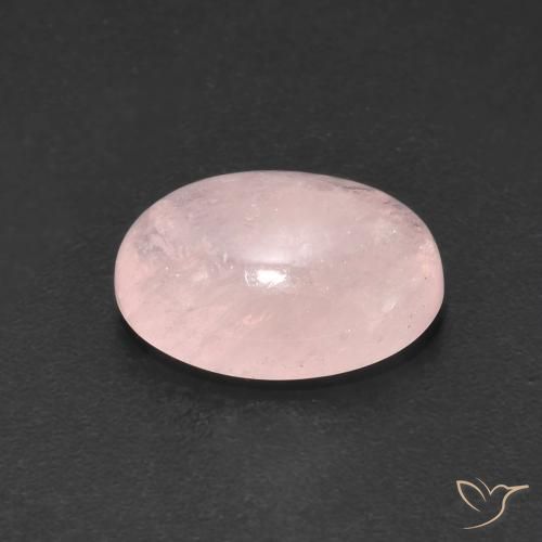 Morganite Gemstone in 12 x 8.9 mm Size for Sale, Morganite Stone in Medium Light-Pink Color