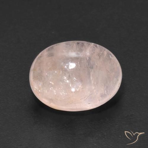 4.91 ct Pink Morganite, 11.8 x 9 mm Oval Cut From Afghanistan, Photo A