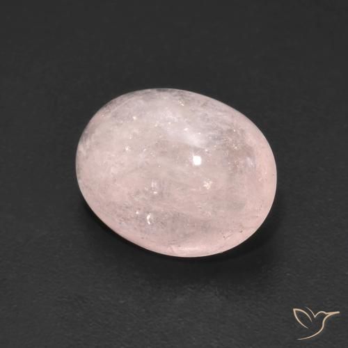3.67 ct Pink Morganite Stone, Natural Morganite in Oval Cabochon Shape for Sale