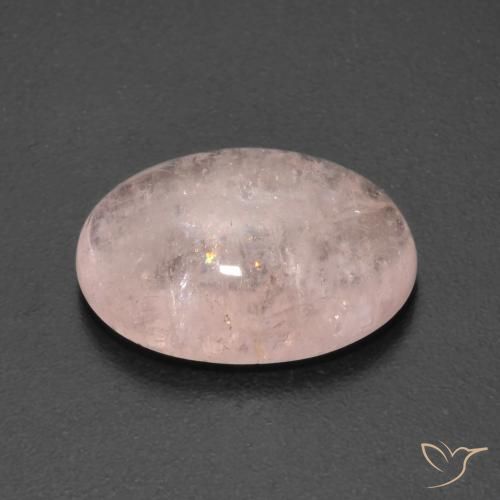 Morganite Gemstone in 14 x 10 mm (calibrated) Size for Sale, Morganite Stone in Medium Pink Color