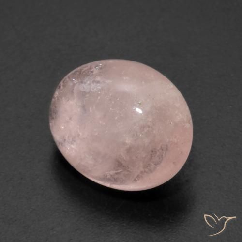 4.47 ct Pink Morganite Stone, Natural Morganite in Oval Cabochon Shape for Sale