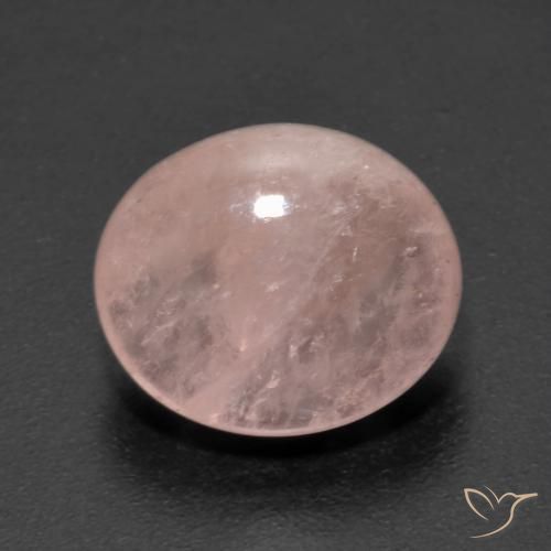 6.38ct Natural Flamingo Pink Morganite, Oval, Transparent