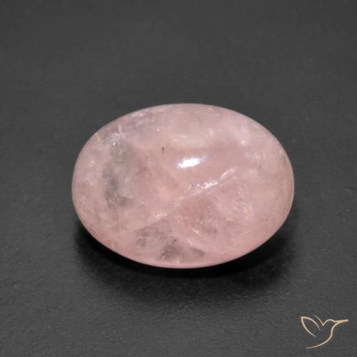 7.02ct Natural Rose Pink Morganite, Oval, Translucent