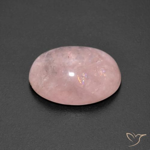 Morganite Gemstone in 10 x 11.1 mm Size for Sale, Morganite Stone in Rose Pink Color