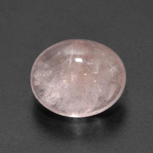 3.7ct Oval Cabochon Pink Morganite from Afghanistan, Dimension 11 x 9mm, Transparent Clarity, Natural untreated gemstone, 1pc Morganite in Medium Pink Color, Mohs Hardness of 7.5 - 8 suitable for daily wear jewelry, Photo A