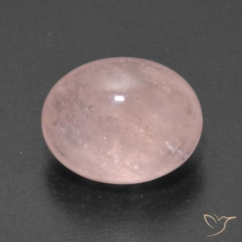 5.95ct Natural Medium Pink Morganite, Oval, Transparent
