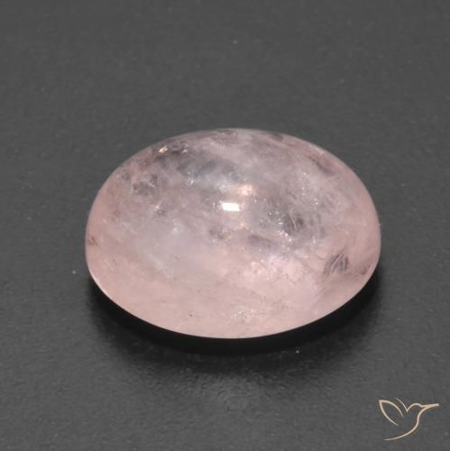 Morganite Gemstone in 12.6 x 10 mm Size for Sale, Morganite Stone in Medium Pink Color