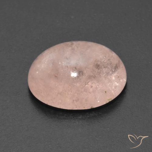 Morganite Gemstone in 12.9 x 10.1 mm Size for Sale, Morganite Stone in Salmon Pink Color