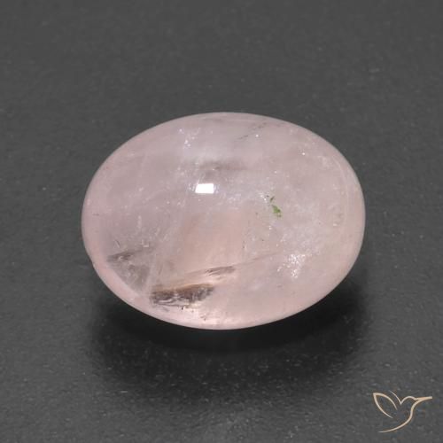4.58 ct Pink Morganite Stone, Natural Morganite in Oval Cabochon Shape for Sale