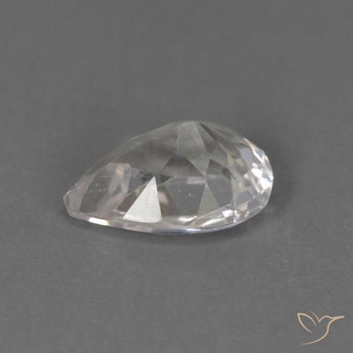 Morganite Gemstone in 6.6 x 5 mm Size for Sale, Morganite Stone in Very Light Pink Color