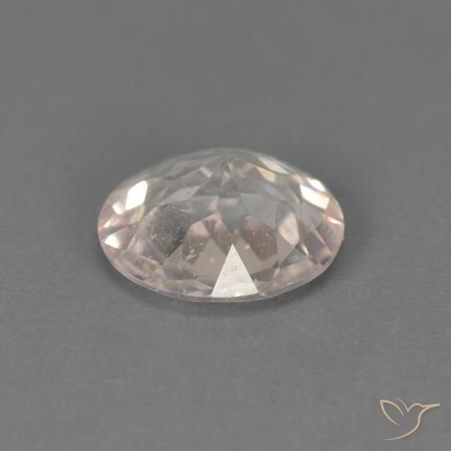 Morganite Gemstone in 6 mm (calibrated) Size for Sale, Morganite Stone in Salmon Pink Color