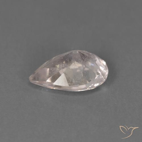 Morganite Gemstone in 7.1 x 5.3 mm Size for Sale, Morganite Stone in Very Light Pink Color