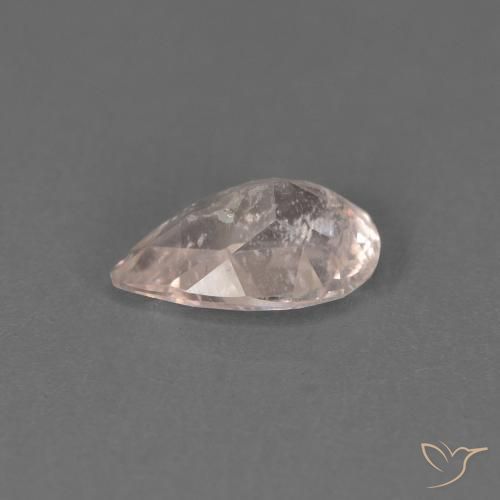 Morganite Gemstone in 6.6 x 4.7 mm Size for Sale, Morganite Stone in Very Light Pink Color