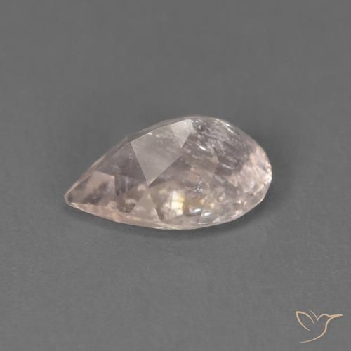 Morganite Gemstone in 7.9 x 5.6 mm Size for Sale, Morganite Stone in Medium Pink Color