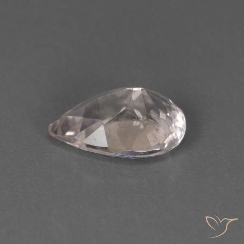 Morganite Gemstone in 7.4 x 5.2 mm Size for Sale, Morganite Stone in Salmon Pink Color