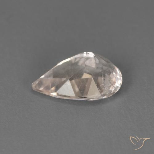 Morganite Gemstone in 7.8 x 5.6 mm Size for Sale, Morganite Stone in Salmon Pink Color