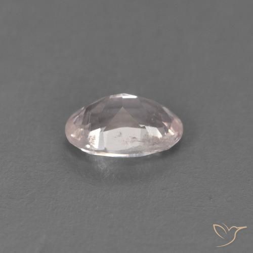 Morganite Gemstone in 5.3 x 3.9 mm Size for Sale, Morganite Stone in Salmon Pink Color