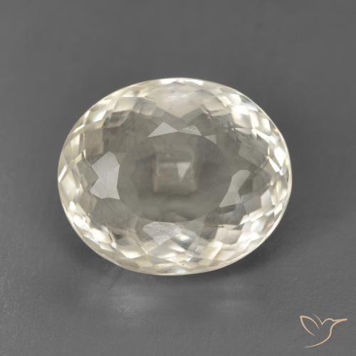 5.42ct Natural Pale Yellow Morganite, Oval, VS