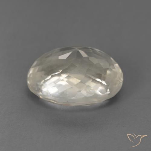 Morganite Gemstone in 12 x 10 mm (calibrated) Size for Sale, Morganite Stone in Pale Yellow Color