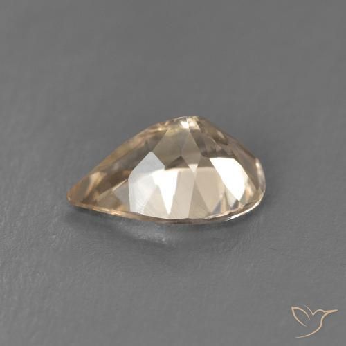 Morganite Gemstone in 8 x 6 mm (calibrated) Size for Sale, Morganite Stone in Light Orange Color
