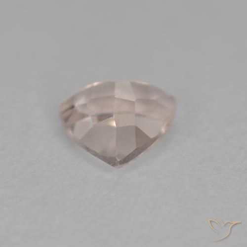 Morganite Gemstone in 4.9 x 4.6 mm Size for Sale, Morganite Stone in Salmon Pink Color