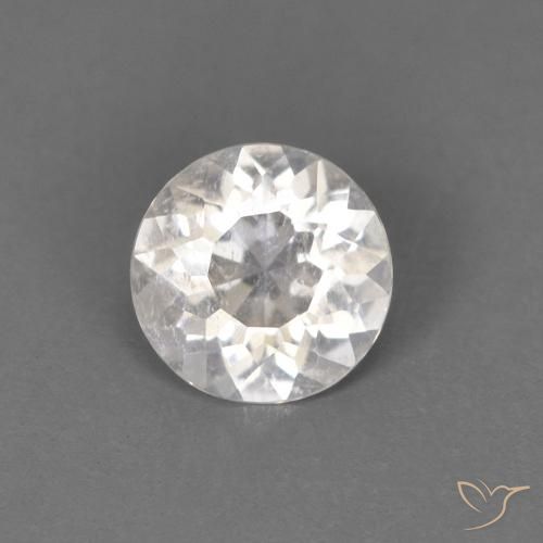 0.32ct Natural Very Light Pink Morganite, Round, VS