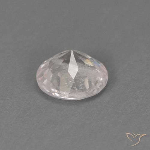 Morganite Gemstone in 4.8 mm Size for Sale, Morganite Stone in Very Light Pink Color