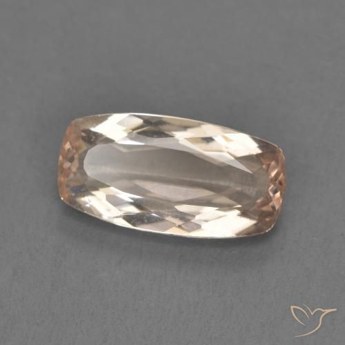 1.38 ct Pink Morganite Stone, Natural Morganite in Cushion-Cut Shape for Sale