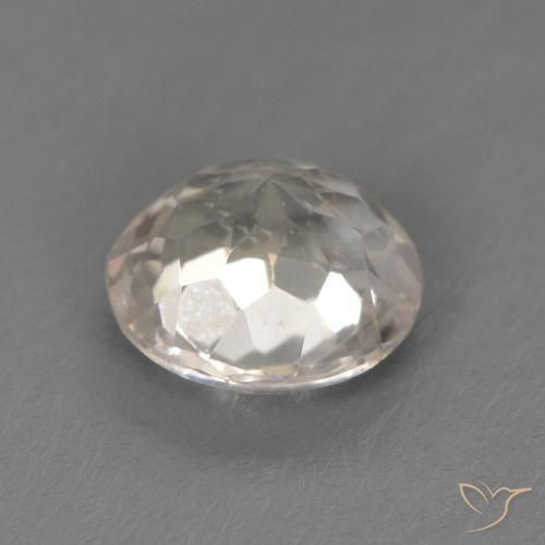 Morganite Gemstone in 5.5 mm (calibrated) Size for Sale, Morganite Stone in Very Light Pink Color