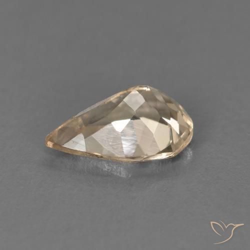 Morganite Gemstone in 8.2 x 5.7 mm Size for Sale, Morganite Stone in Gold Color